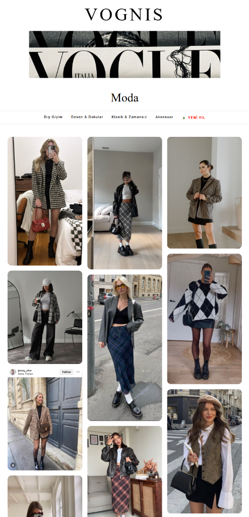 VOGNIS Moda Koleksiyon